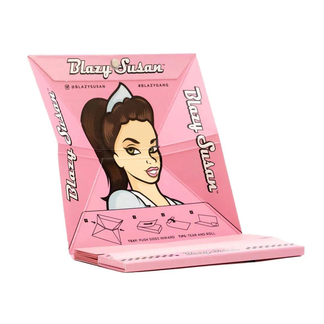 BLAZY SUSAN Pink Deluxe Rolling Kit - SmokeTime