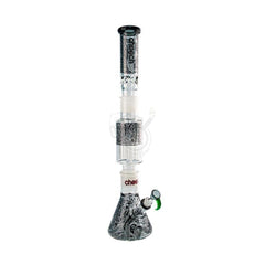 Cheech Build-A-Bong Set Beaker 23" Tall 3-piece Decal with Bowl - SmokeTime