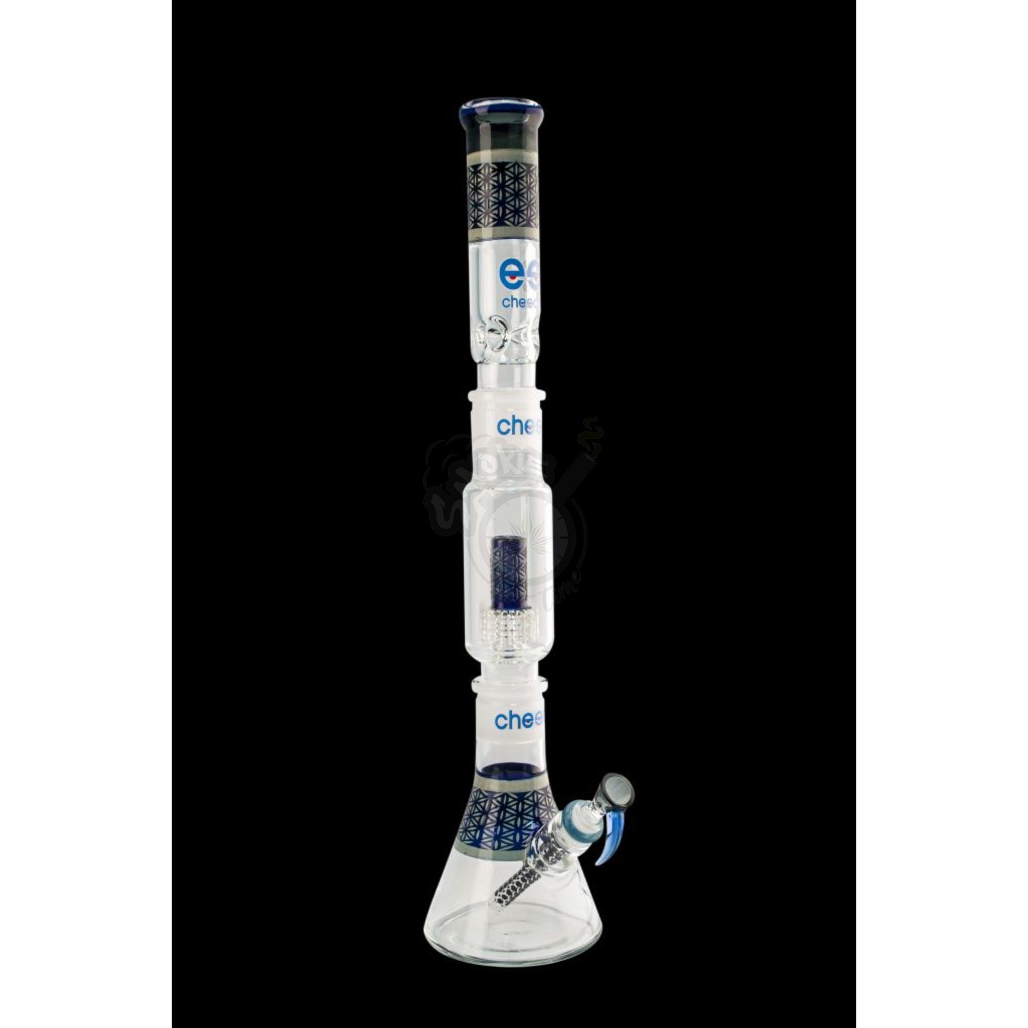Cheech Build-A-Bong Set Beaker Blue 23" 3-piece with Bowl (CHE-118B) - SmokeTime