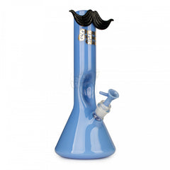 Cheech & Chong Glass 12" Moustache Ride Water Pipe - SmokeTime