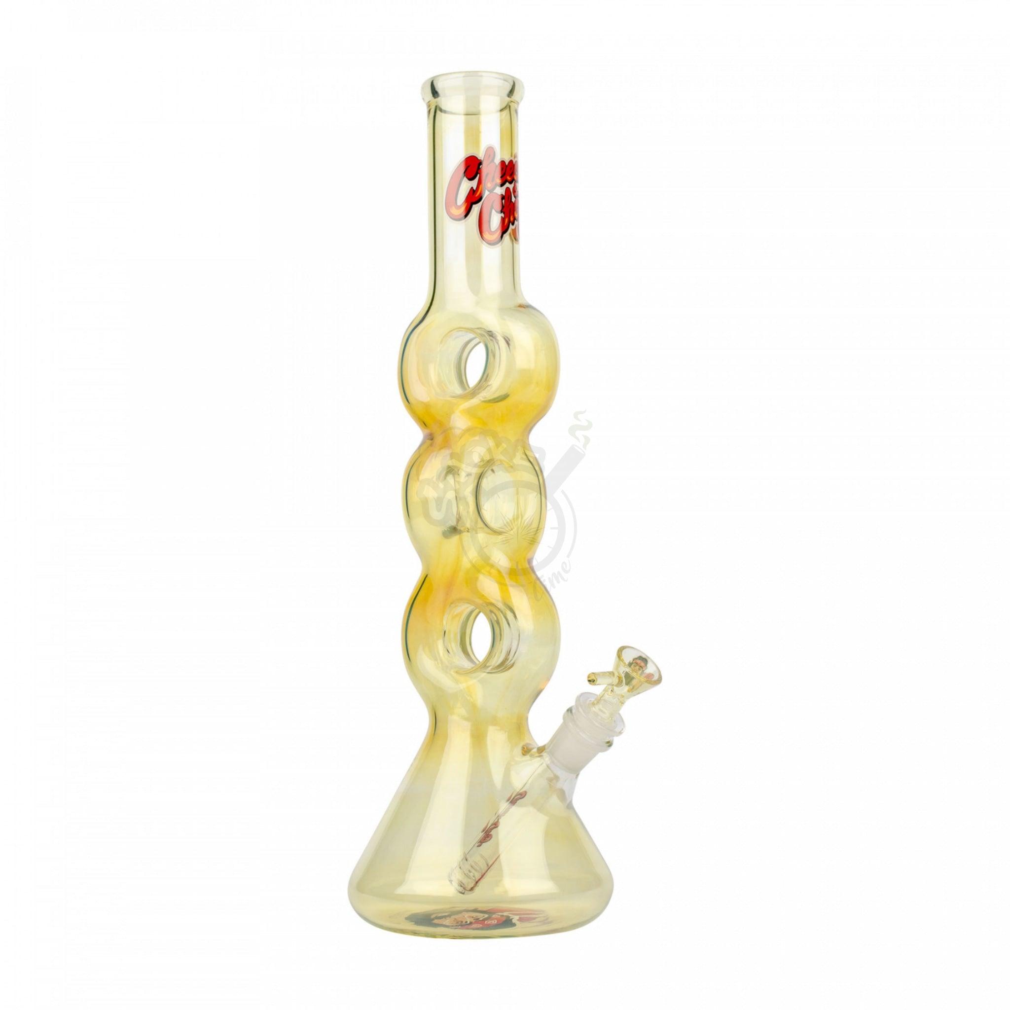 Cheech & Chong Glass 16" Moe Money Triple Donut Tube (CC116) - SmokeTime