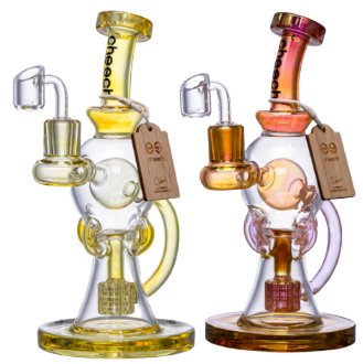 Cheech Glass 8" Fumed Recycler (CH-159) - SmokeTime