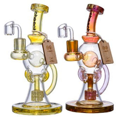 Cheech Glass 8" Fumed Recycler (CH-159) - SmokeTime