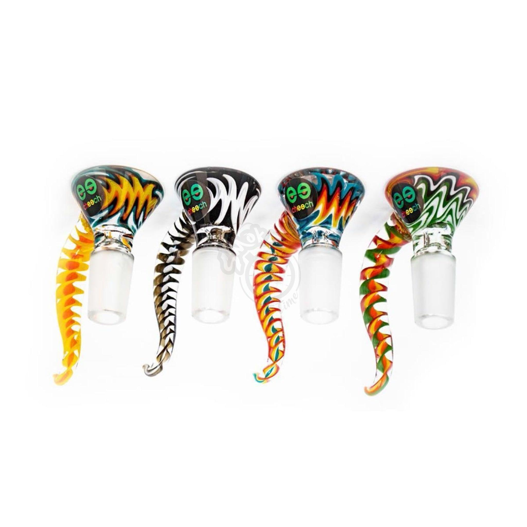Cheech Glass Bowl - Multicolor Tail 14mm (BOWLS-025) - SmokeTime