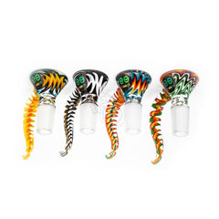 Cheech Glass Bowl - Multicolor Tail 14mm (BOWLS-025) - SmokeTime