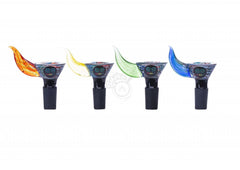 Cheech Glass Colorful Horn Bowl (Bowl-067) - SmokeTime