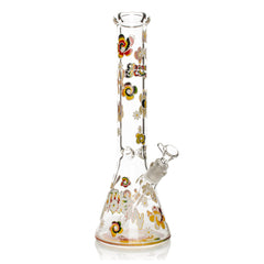 10" Tie Dye Glow-in-the-Dark Water Pipe CC170