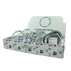 Giddy 3" Glass Ashtray - Blunt A Day - SmokeTime