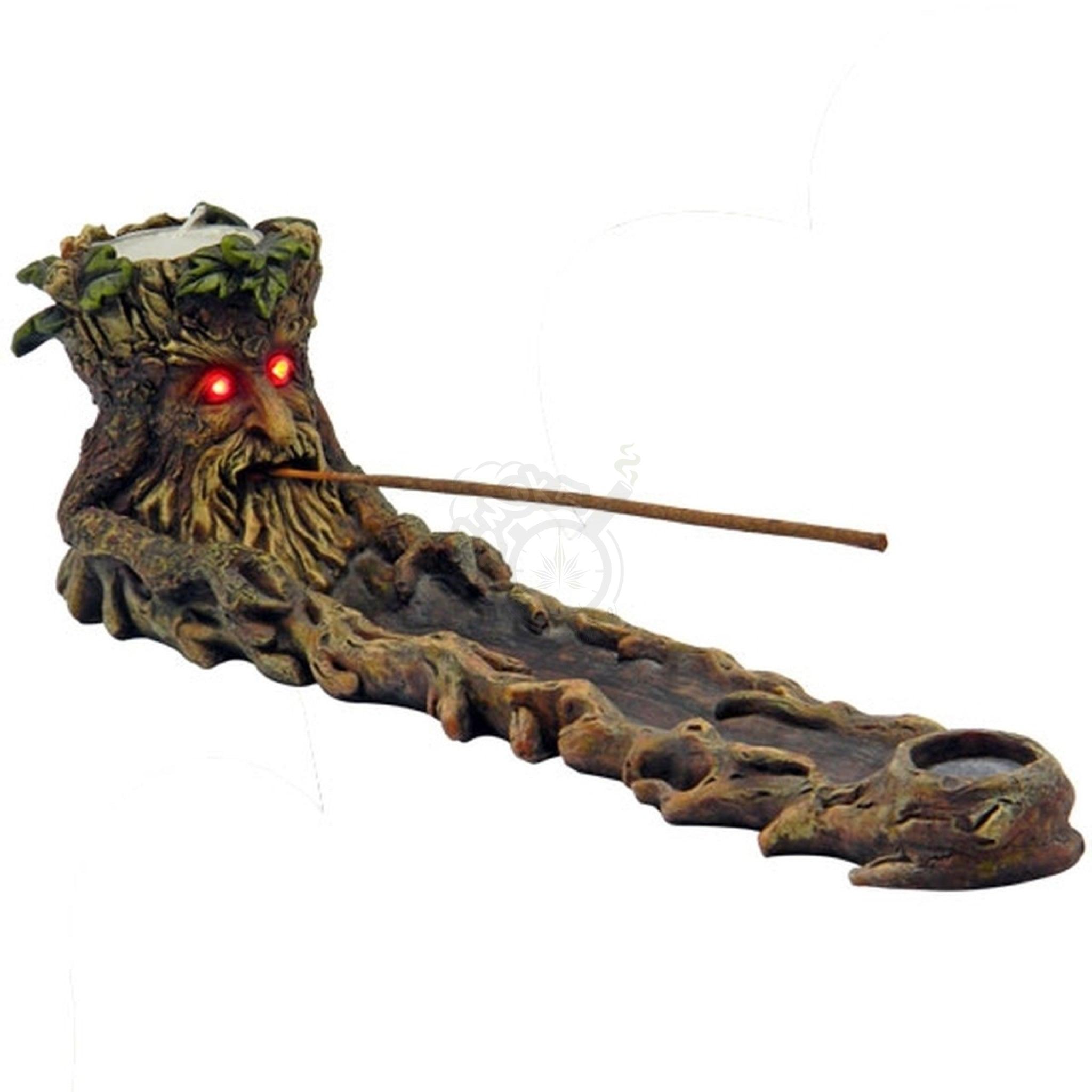Green man Tree w/ LED light eyes - SmokeTime