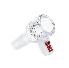 Hoss Bowl Square Handle Screen Bowl with Color Accents 14mm