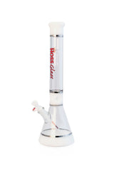 Hoss 18" Tri-Section Platinum Banded Beaker (18") H036