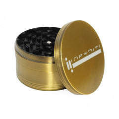 Infyniti Branded Zinc Grinder 56mm (GR5640) - SmokeTime