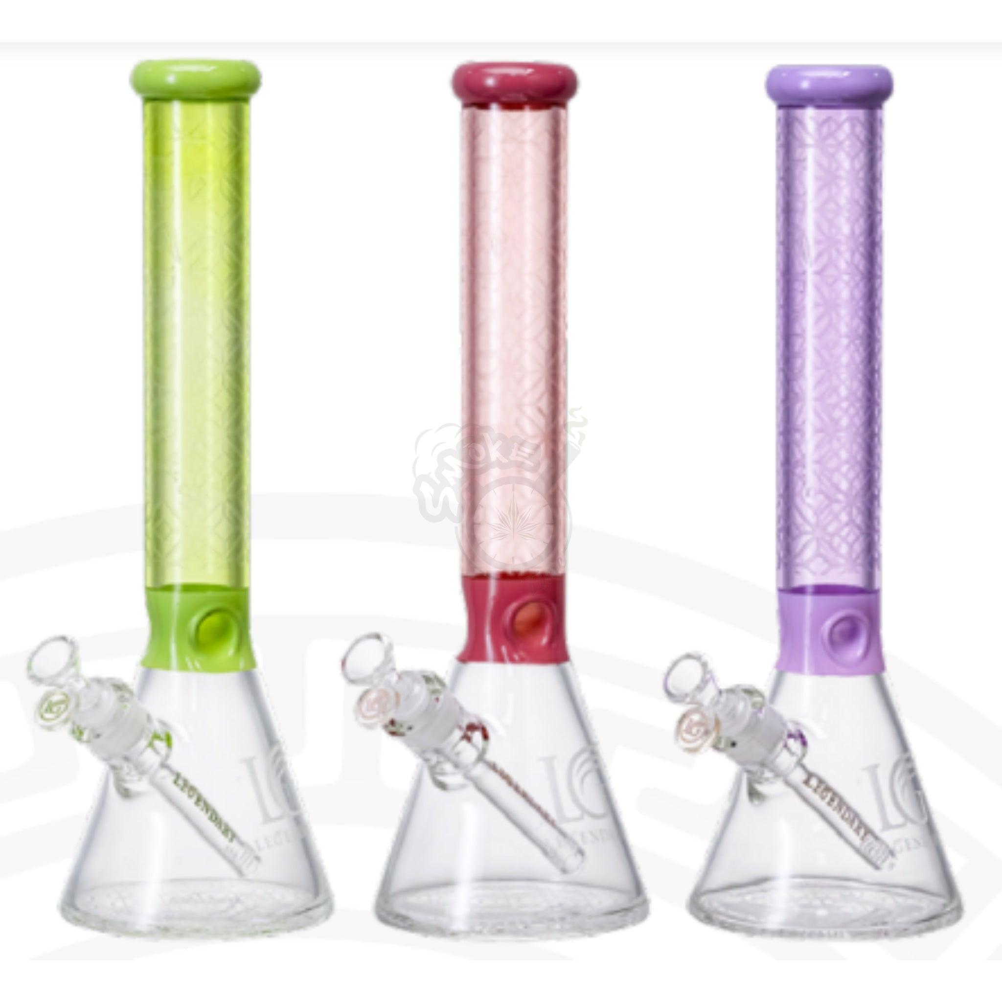 Legendary 16" Sandblasted Beaker (LG-310) - SmokeTime