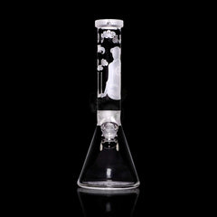 Milkyway Glass 14" Midnight Beaker (MK-001) - SmokeTime