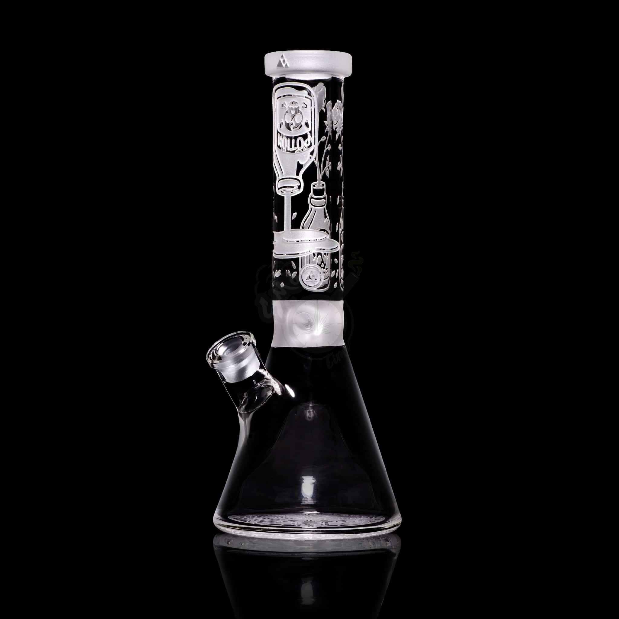 Milkyway Glass 14" Potion Rose Beaker (MK-002) - SmokeTime