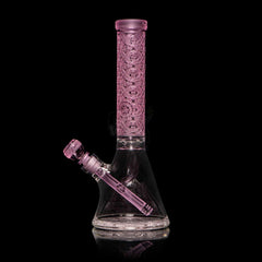 Milkyway Glass 15" Pink X-Morphic: Evo Beaker (MK-011) - SmokeTime