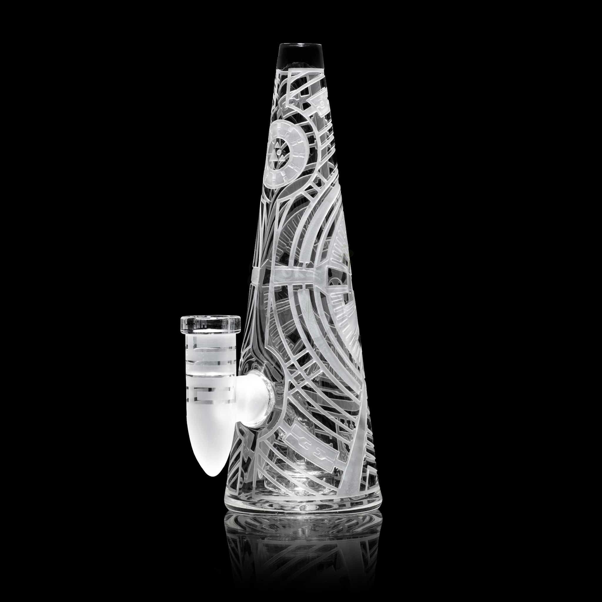 Milkyway Glass 7" Nuclear Cone (MK-082) - SmokeTime