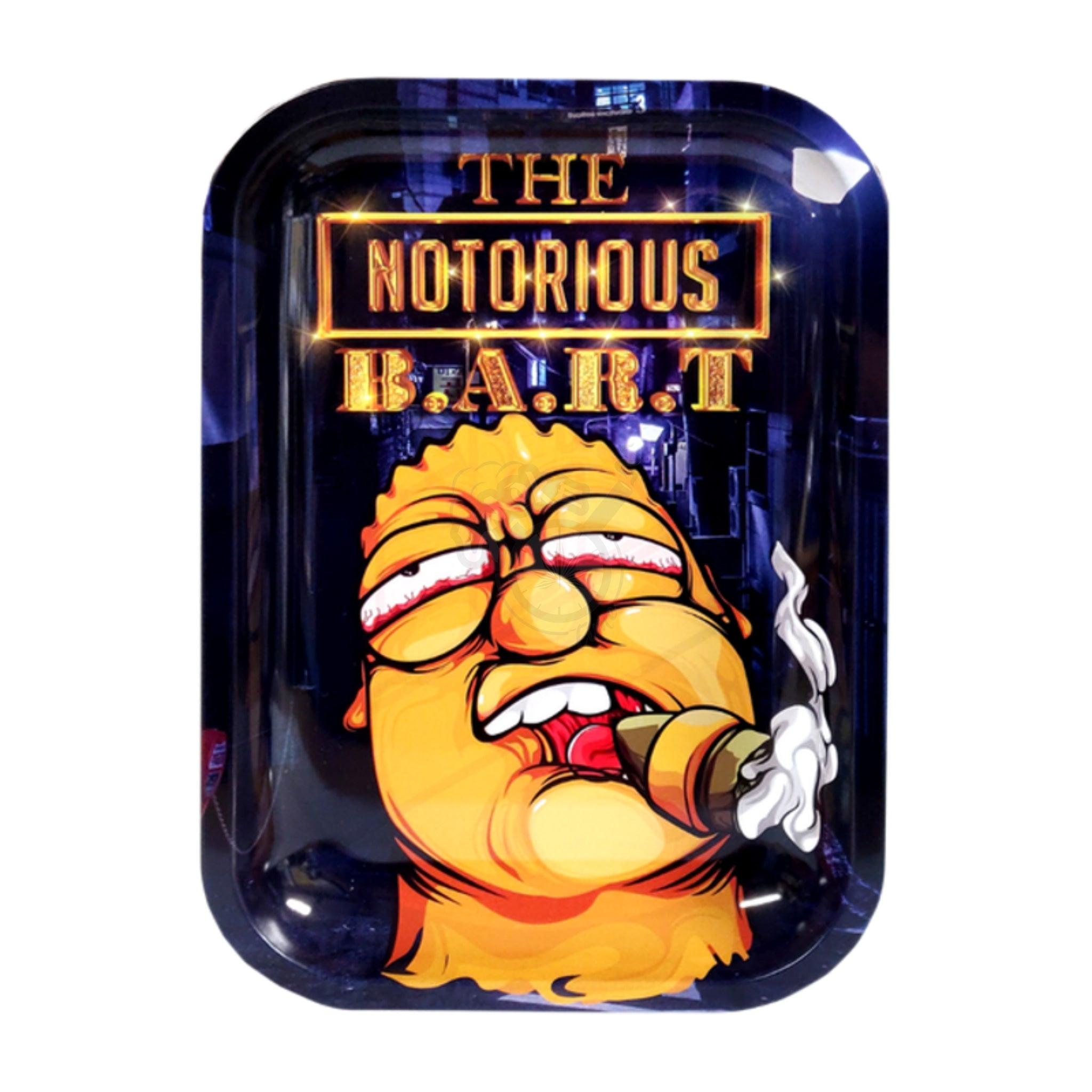 Notorious Bart Metal Rolling Tray - Medium - SmokeTime