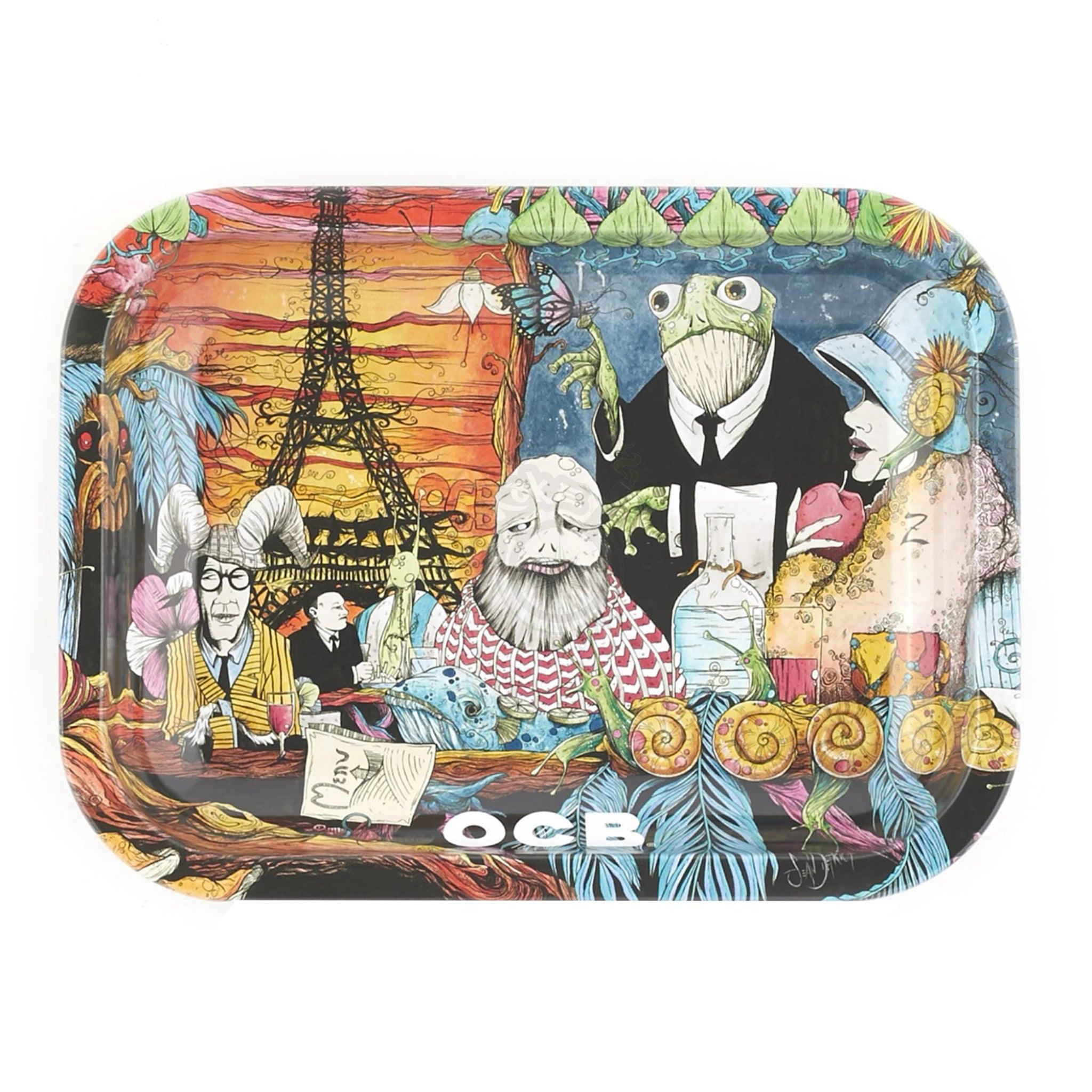 OCB Cafe Culture Metal Tray - SmokeTime