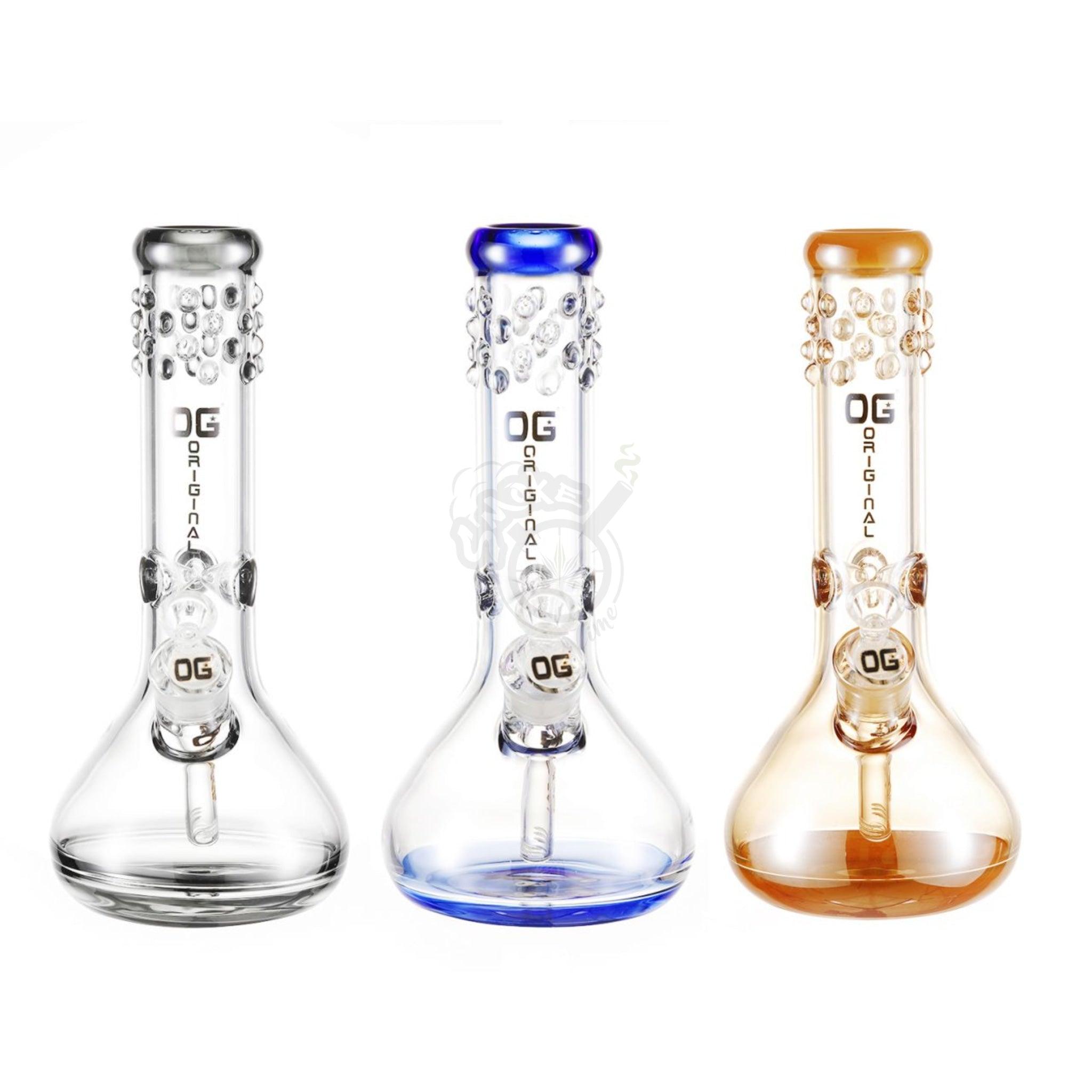 OG 12” 7mm Colorful Beaker (OG-367) - SmokeTime