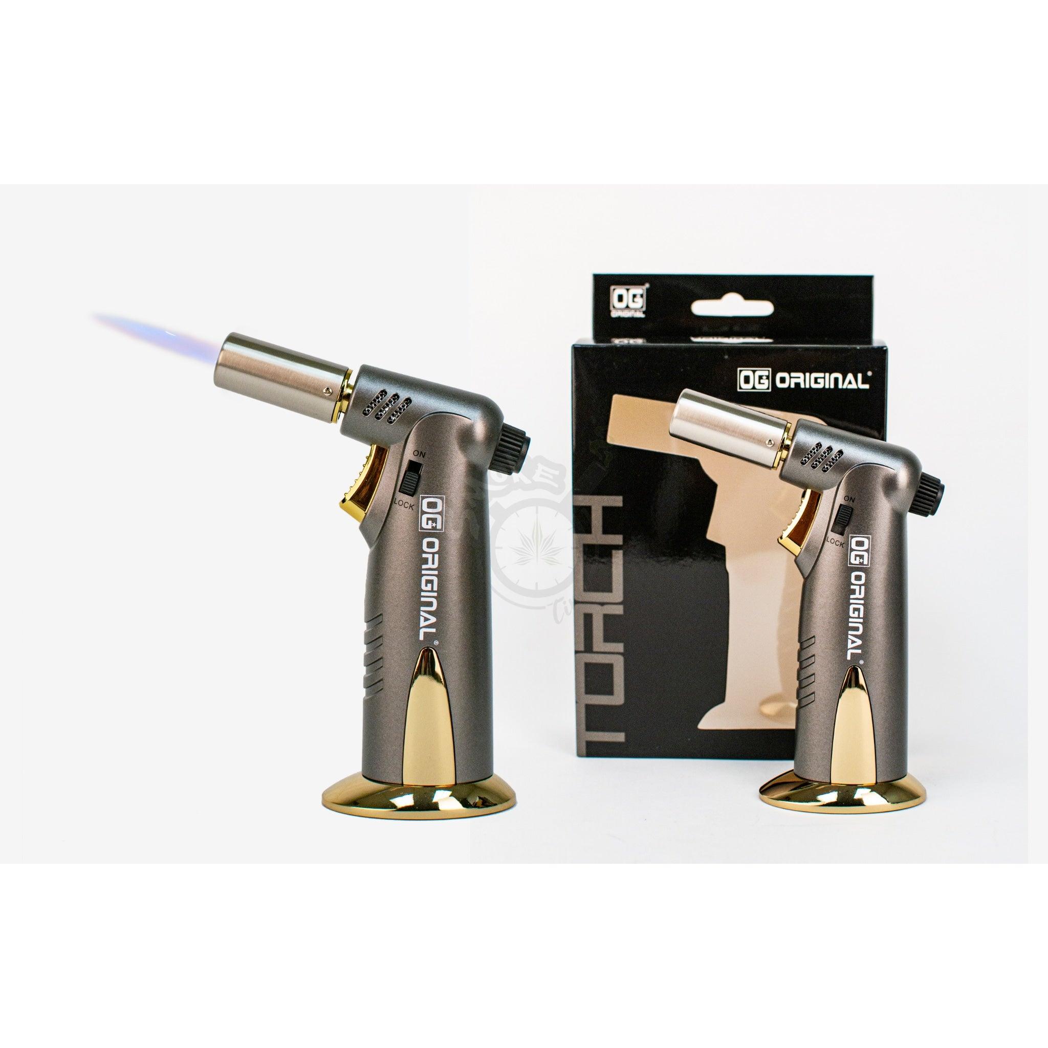 OG Torch 6” Single Flame Butane Torch In Box (TR-002) - SmokeTime