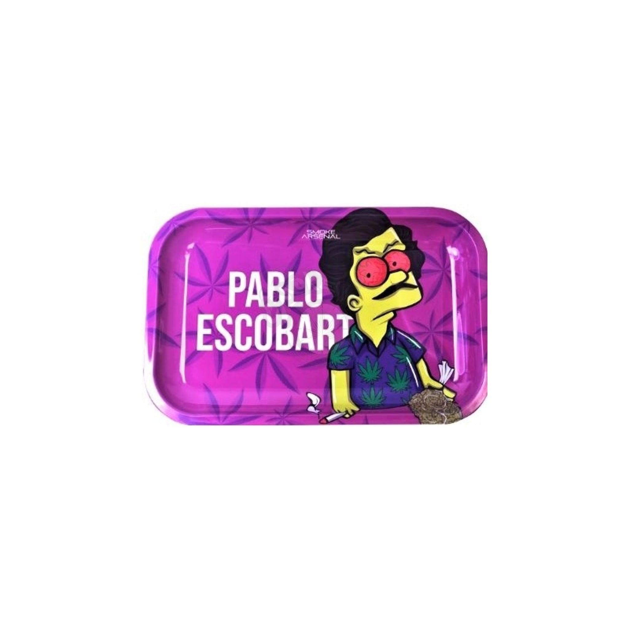 Pablo Escobart Metal Rolling Tray - Medium - SmokeTime