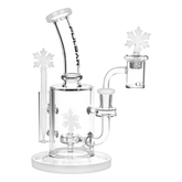 Pulsar Holidaze Series Glass Dab Rig Set - 8.25" / 14mm F / Snowflake