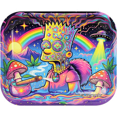 Pulsar Design Series Large Metal Rolling Tray / 13"x11"