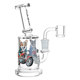 Pulsar Moto Corgi Glass Dab Rig - 6.75" / 14mm F