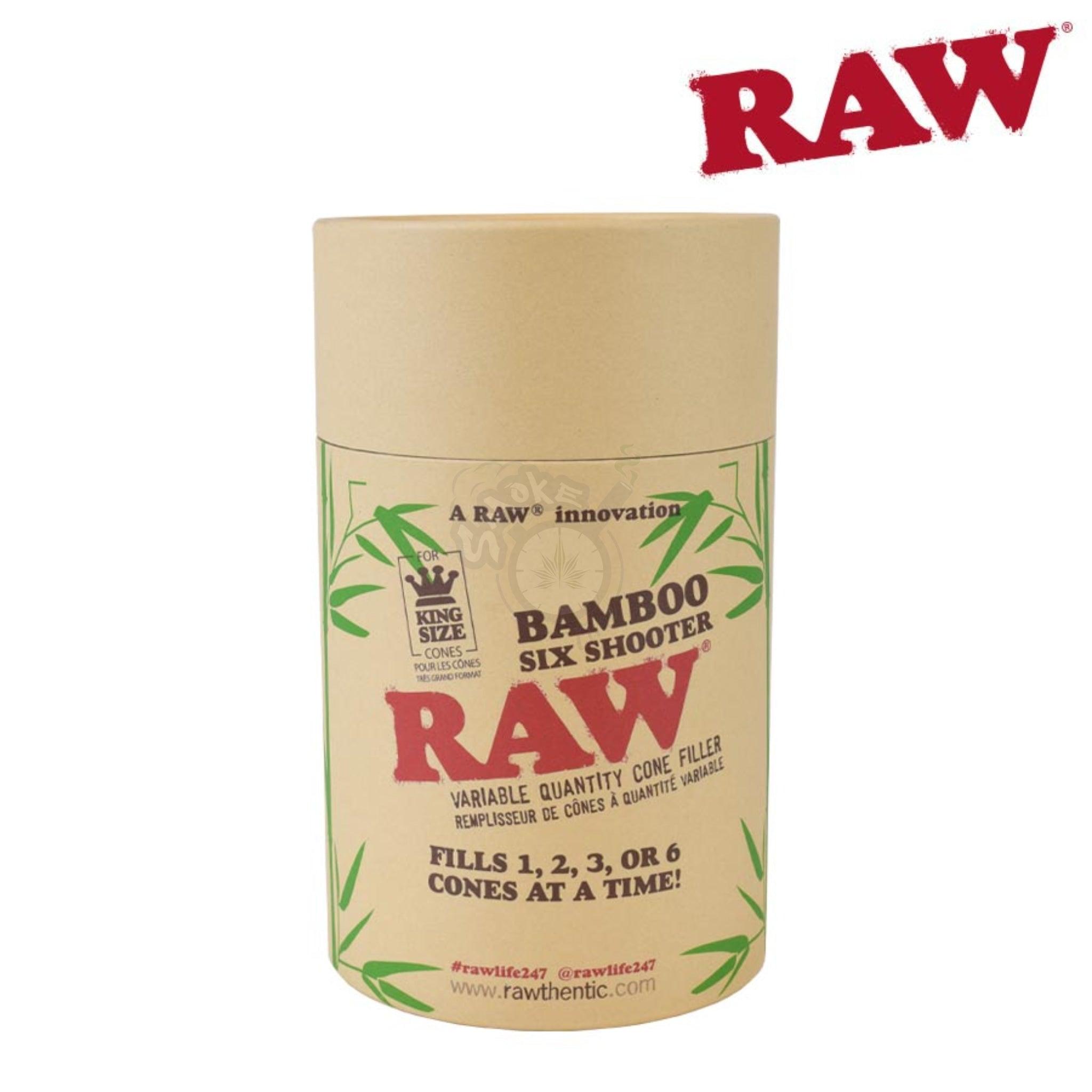 RAW BAMBOO SIX SHOOTER KINGSIZE - SmokeTime