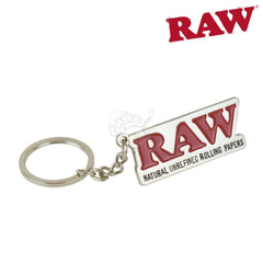 RAW LOGO METAL KEYCHAIN - SmokeTime