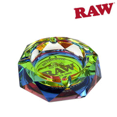 RAW Rainbow & The Dark Side Glass Ashtrays - SmokeTime