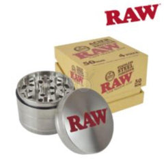 Raw Stainless Steel Shredder - 2.0" & 2.5" Available - SmokeTime