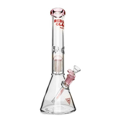 Red Eye Glass 15" 7mm Dual Chamber Beaker (REG085) - SmokeTime
