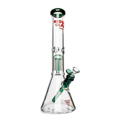 Red Eye Glass 15" 7mm Dual Chamber Beaker (REG085) - SmokeTime