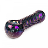 Red Eye Tek 4.5" Metallic Terminator Finish Big Twister Hand Pipe (K5002) - SmokeTime