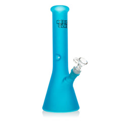 Red Eye Glass -12" Frosted Beaker Base Water Pipe