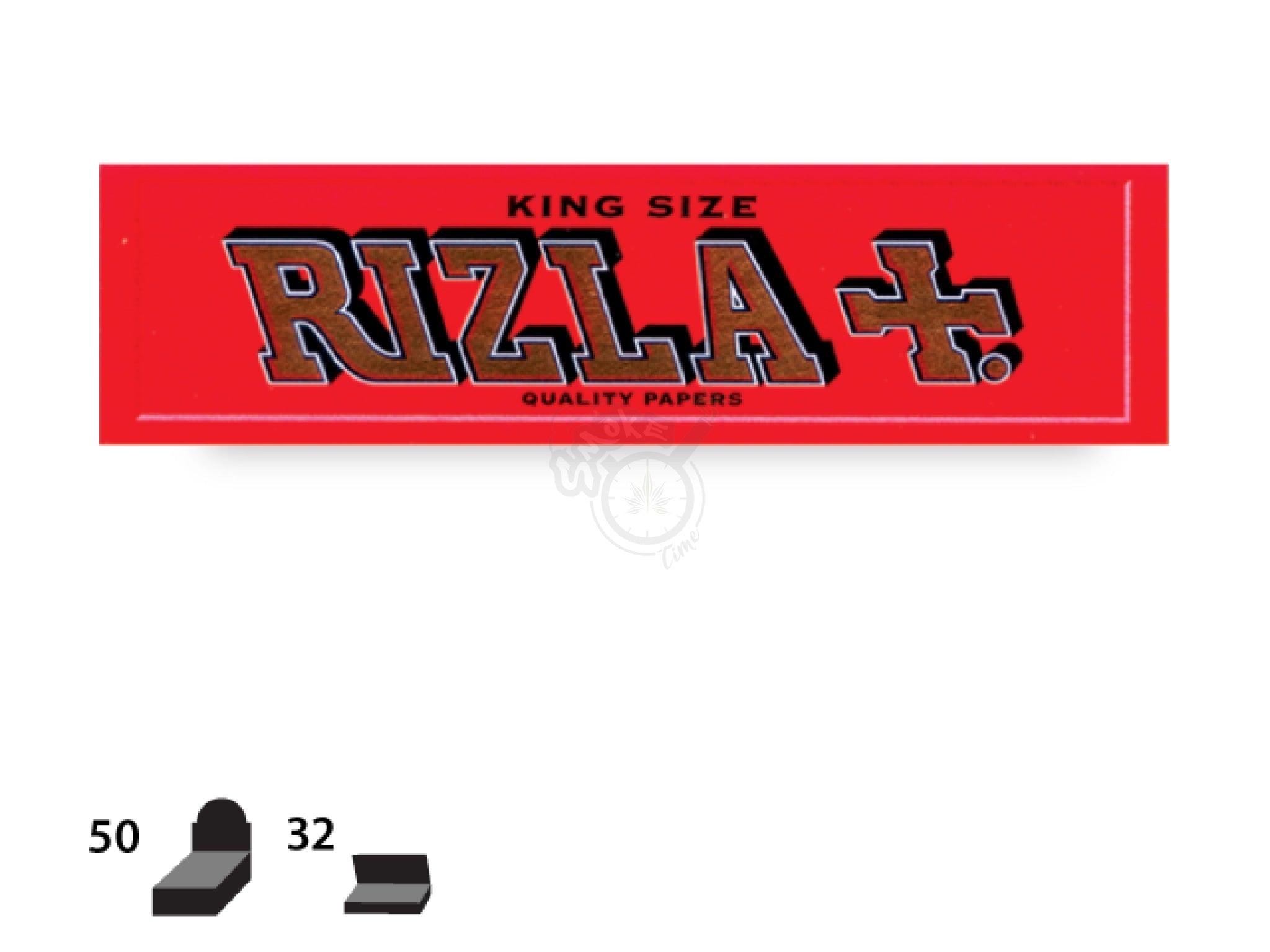 Rizla Rolling Papers King Size Red Slim 32/pack - SmokeTime