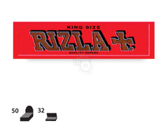 Rizla Rolling Papers King Size Red Slim 32/pack - SmokeTime