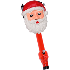 Santa Gas Mask w/ Acyrlic Water Pipe - 10.25"