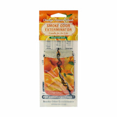 Smoke Odor Exterminator Car Air Freshener - Orange Lemon Splash - SmokeTime