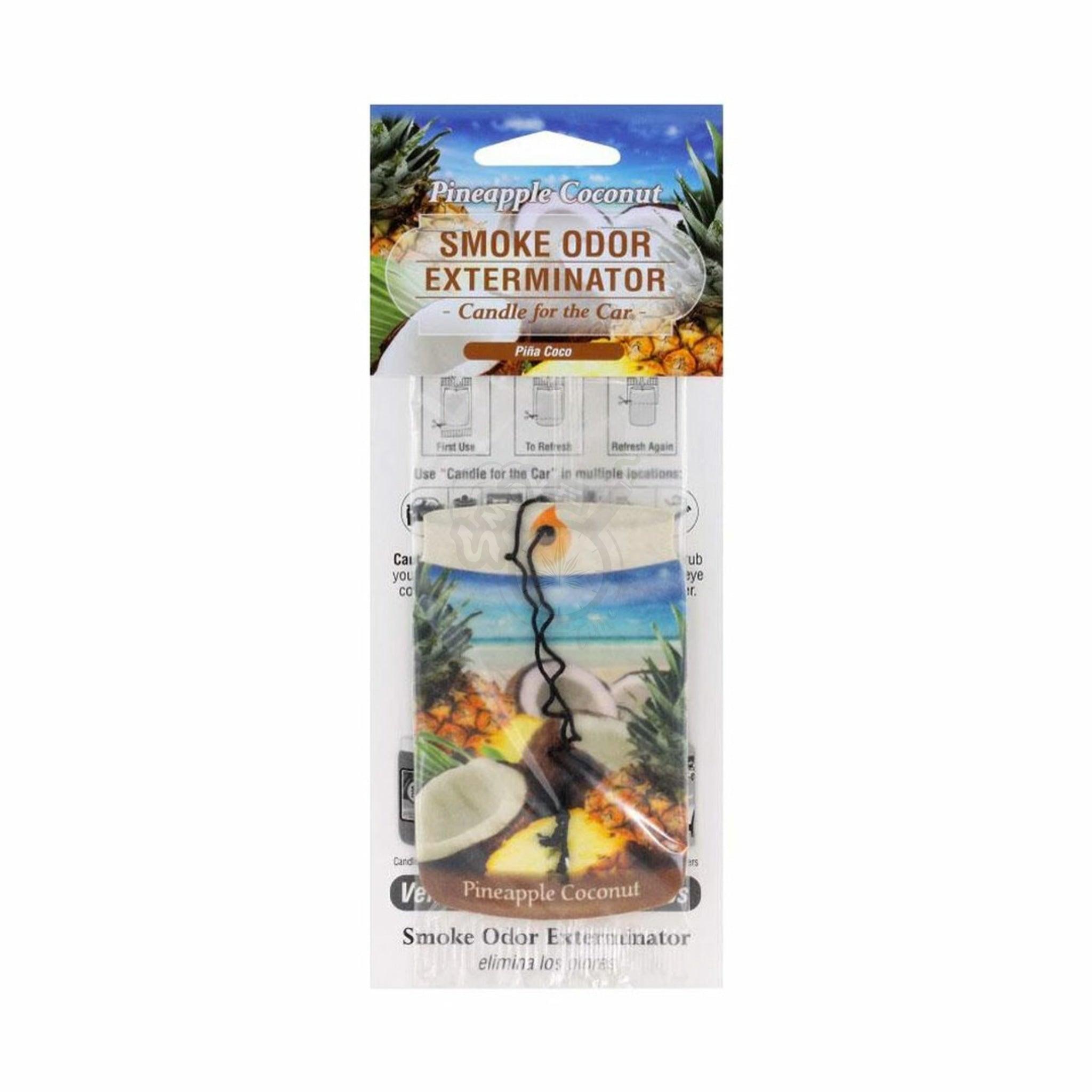 Smoke Odor Exterminator Car Air Freshener - Pineapple Coconut - SmokeTime