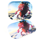 SMOKING STRAWBERRY TRAY WITH MAGNETIC COVER - SMALL