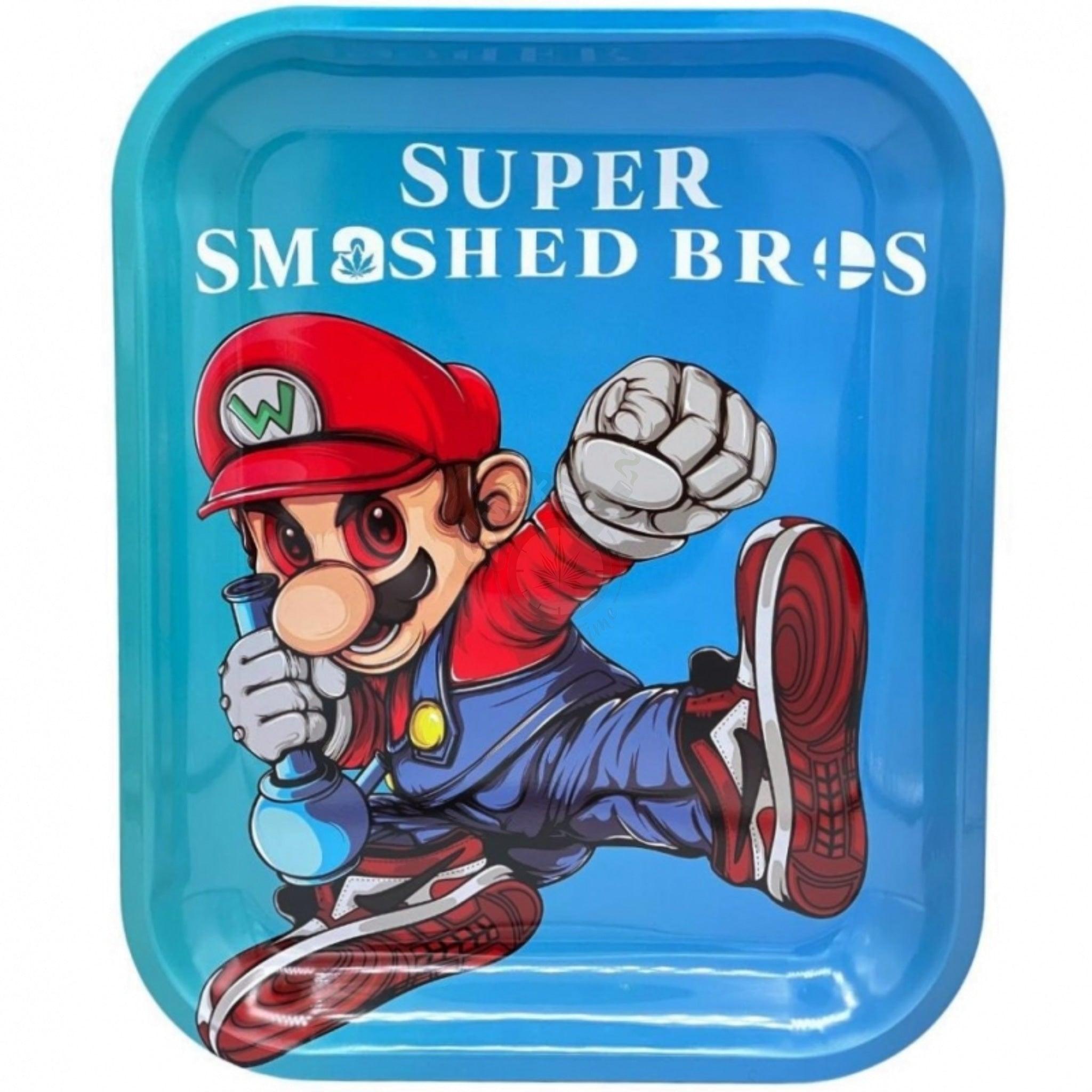 Super Smashed Bros Large Metal Tray - SmokeTime