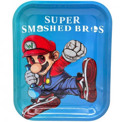 Super Smashed Bros Large Metal Tray - SmokeTime
