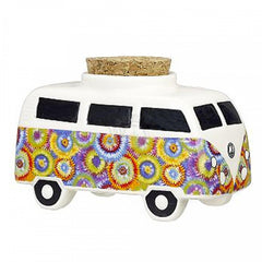 Vintage Bus Ceramic Stash Jar - SmokeTime