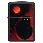 ZIPPO BLACK CAT DESIGN
