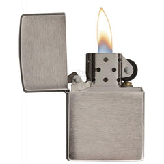Zippo Brushed Chrome Lighter - SmokeTime