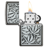ZIPPO CANNABIS EMBLEM DESIGN