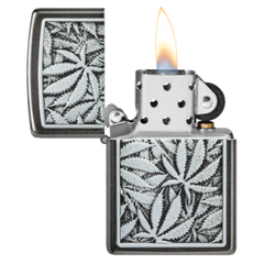 ZIPPO CANNABIS EMBLEM DESIGN